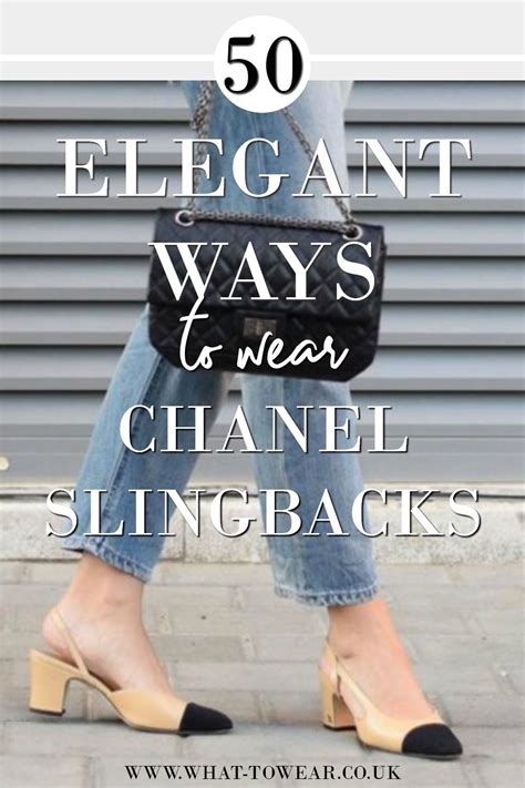 elegant Chanel slingback dupe